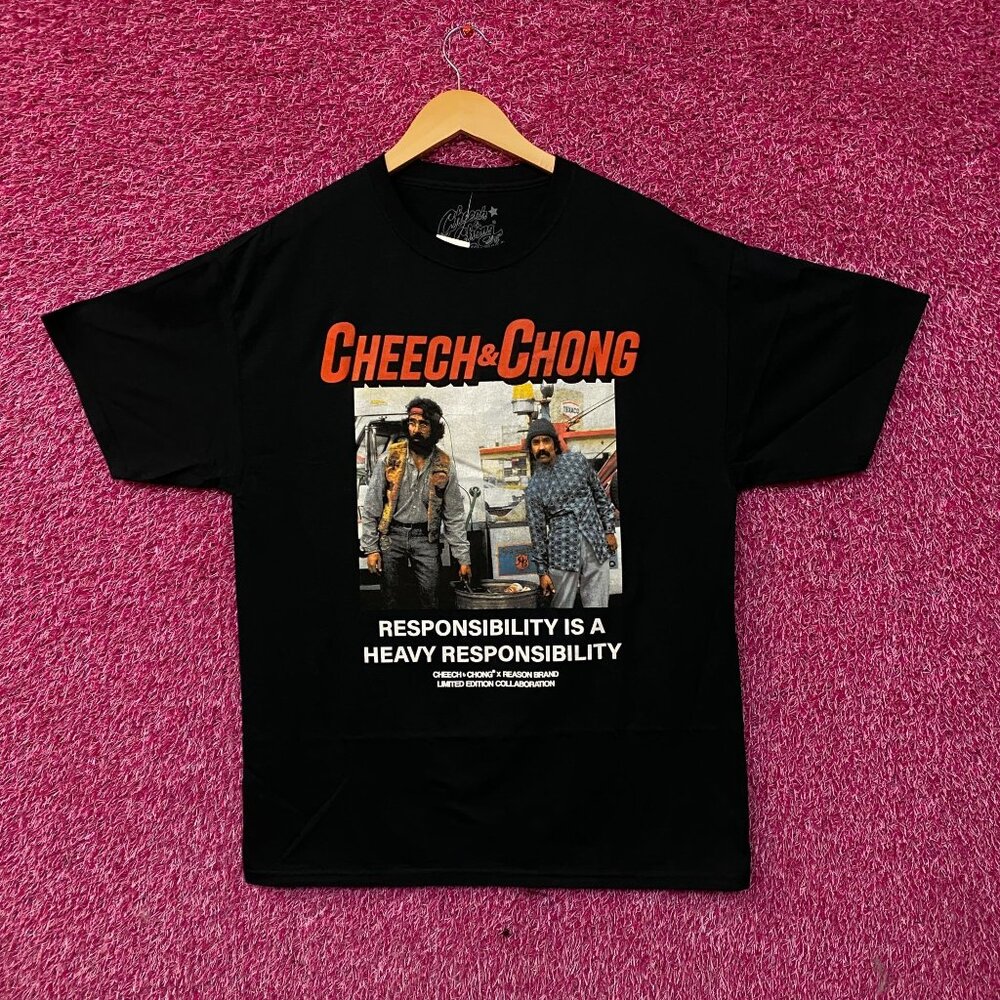 Cheech & Chong x Reason Brand Limited Edition Collaboration T-Shirt Large
